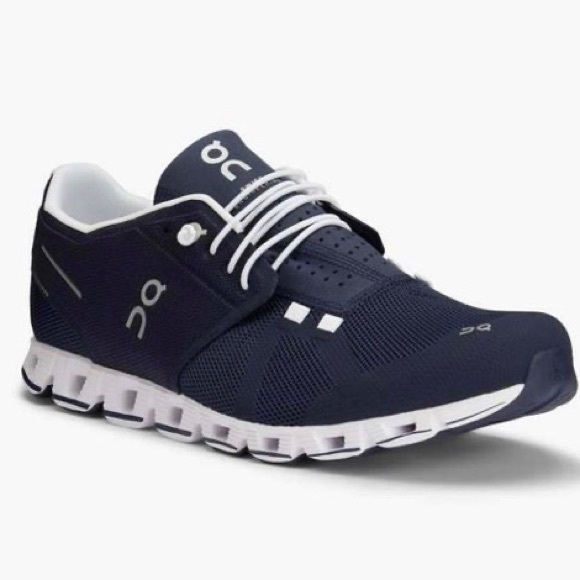 Men’s On Running Cloud Sneakers - Navy. - Picture 2 of 16